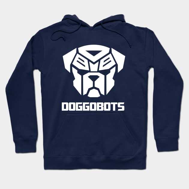 Doggobots - Dog Autobots White - Transformers Hoodie by Sandekala